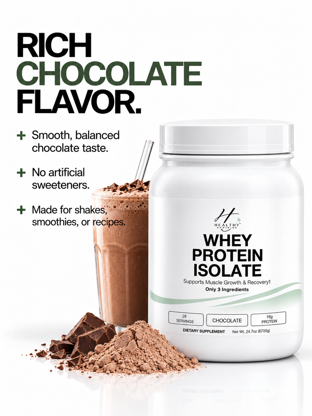Whey Protein Isolate - Chocolate