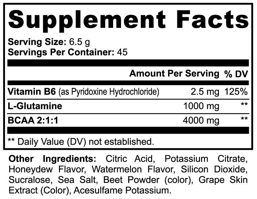 BCAA - Honeydew/Watermelon