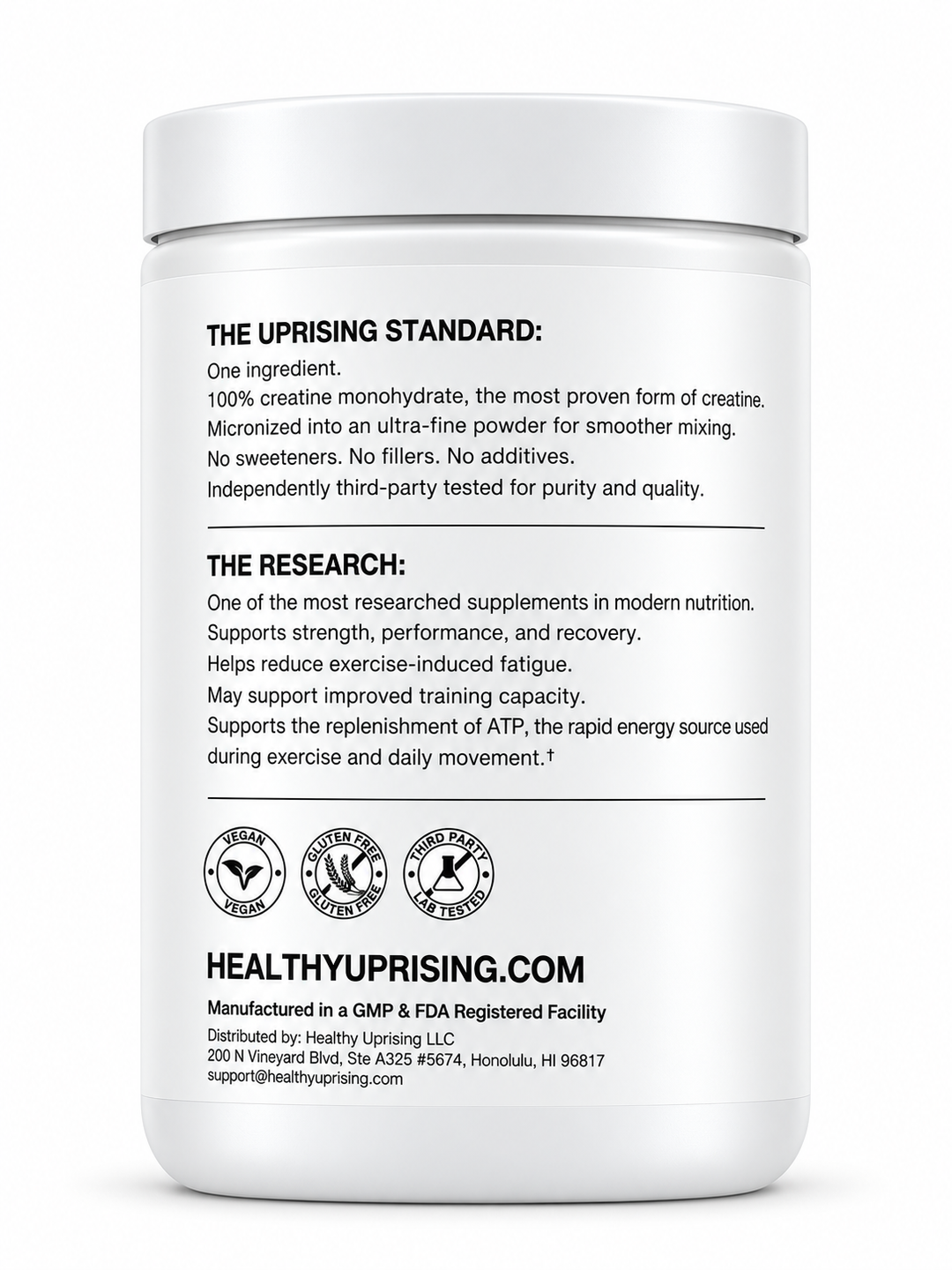Micronized Creatine - 100 Servings