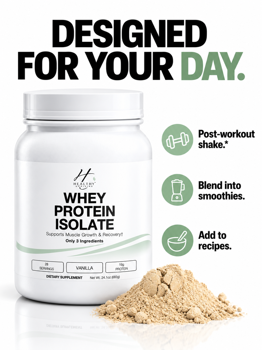 Whey Protein Isolate - Vanilla