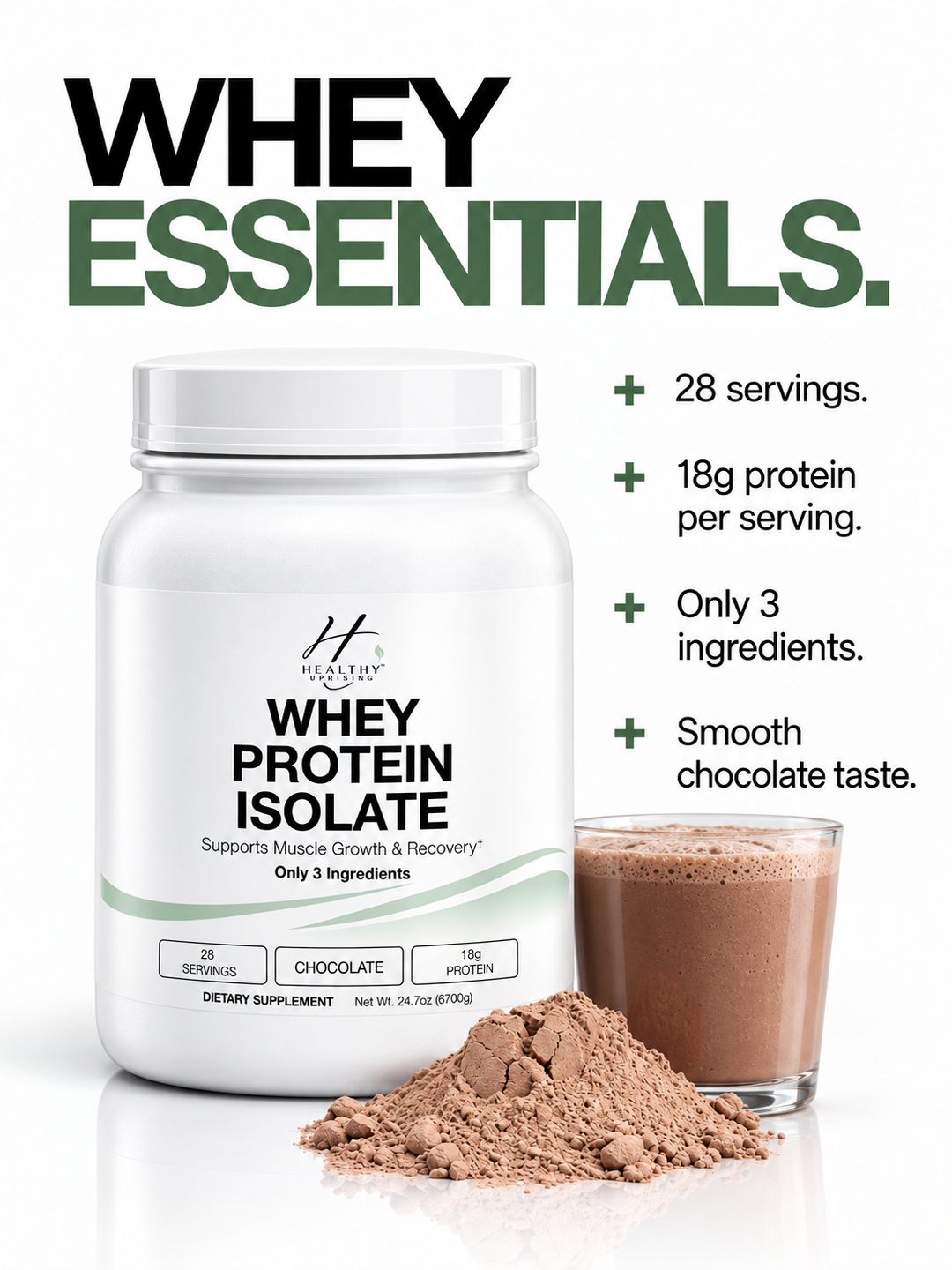 Whey Protein Isolate - Chocolate