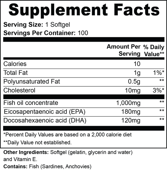 Omega-3 + EPA + DHA