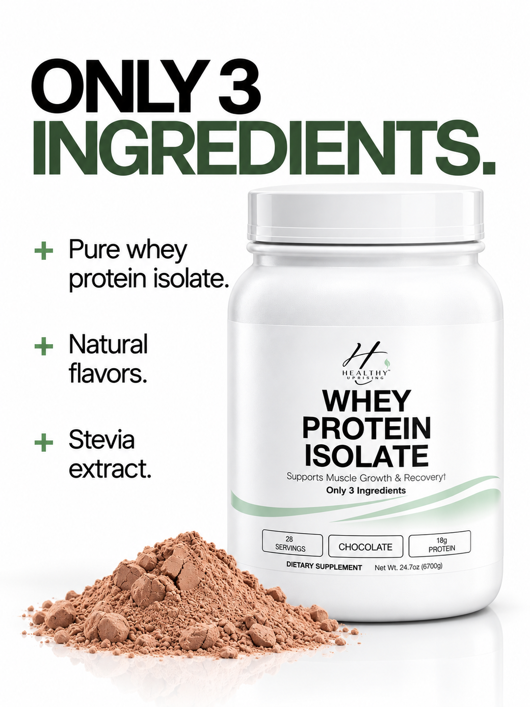 Whey Protein Isolate - Chocolate