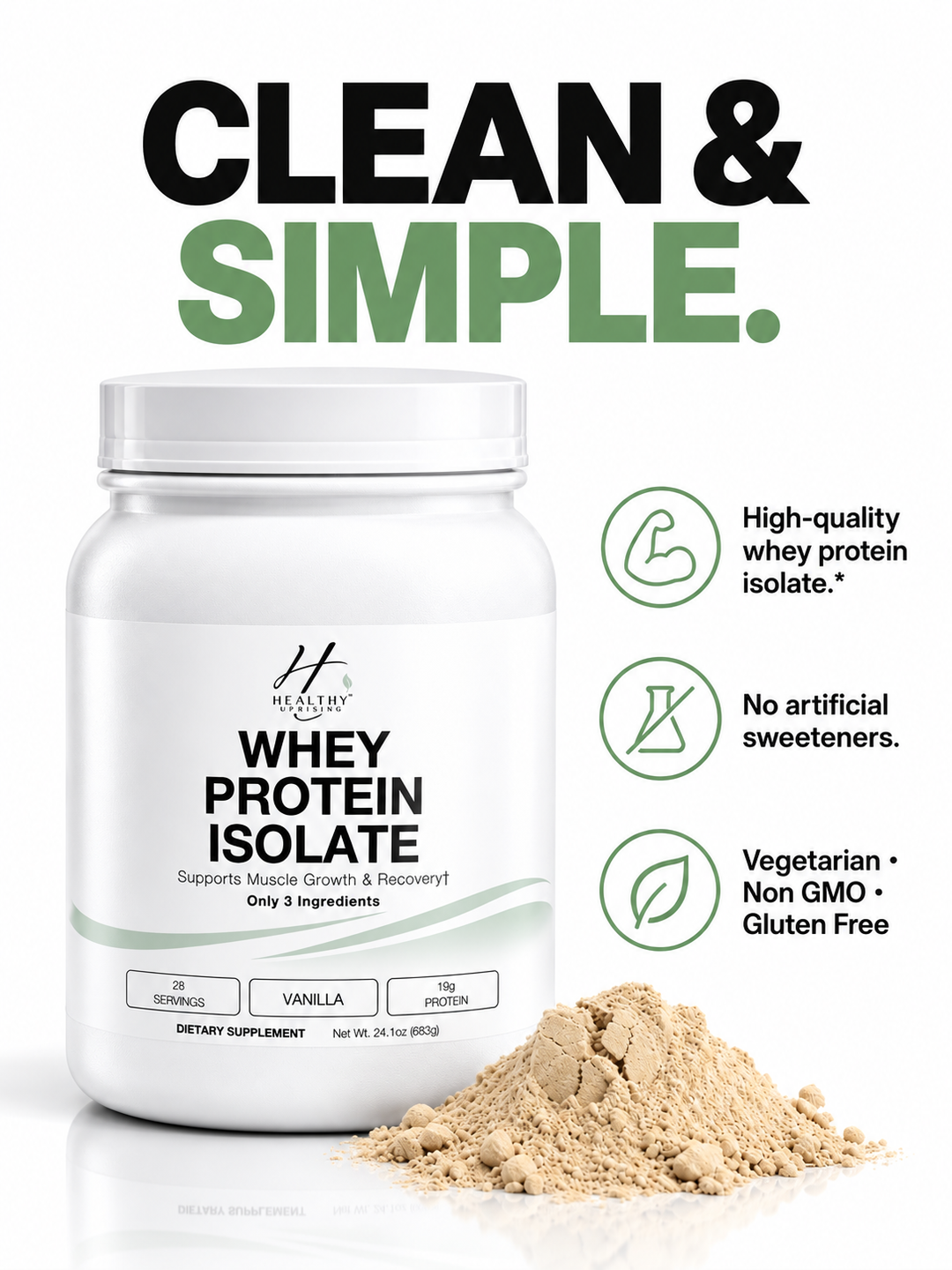 Whey Protein Isolate - Vanilla