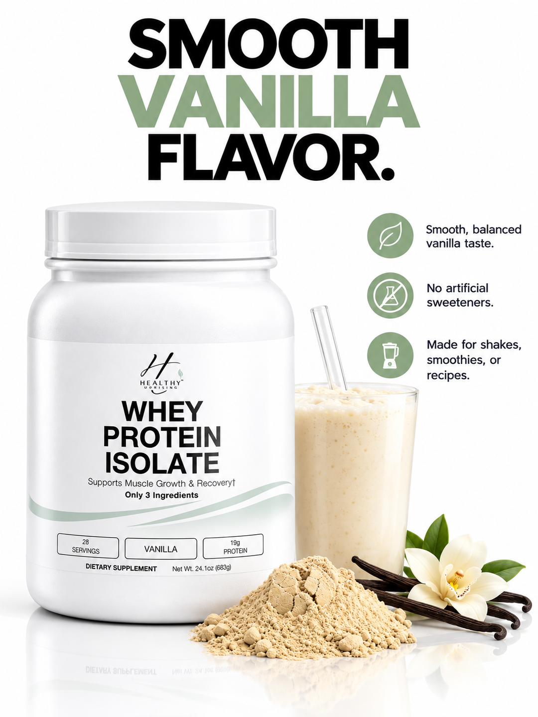Whey Protein Isolate - Vanilla