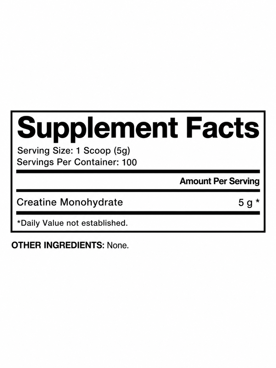 Micronized Creatine - 100 Servings
